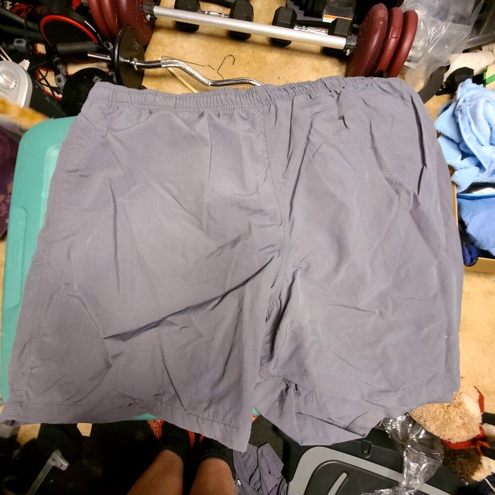 Men's Gray swim trunks